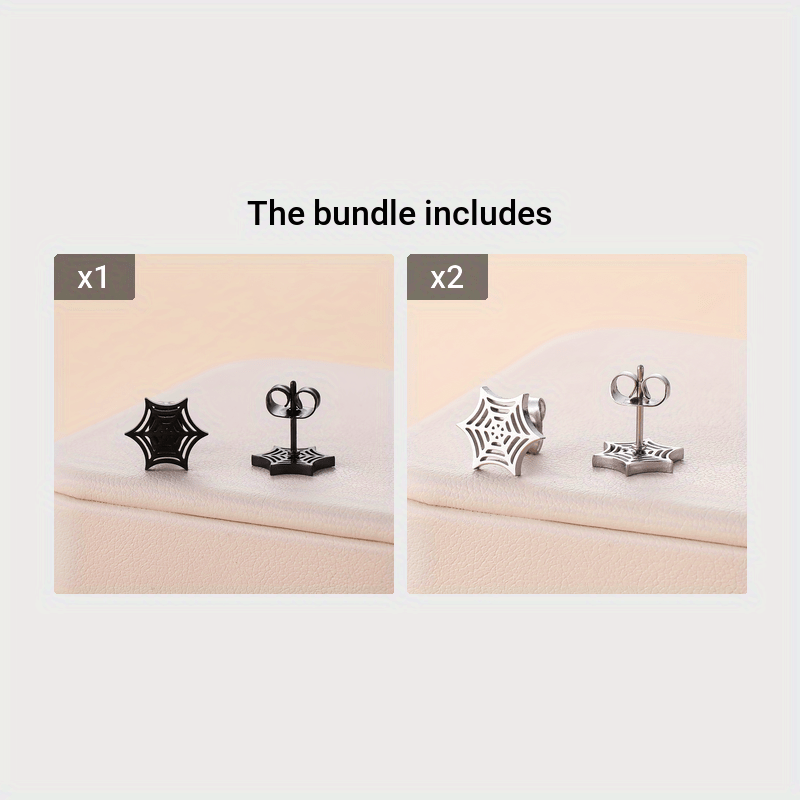 Spider Web Earrings for Women